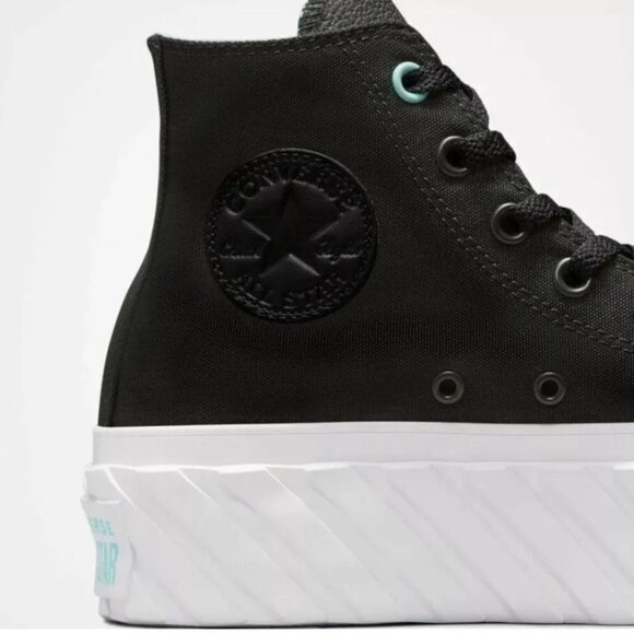 NEW Converse Chuck Taylor All Star Lift 2X Hi - Women Shoes Platform CTAS - Blac - Picture 4 of 13